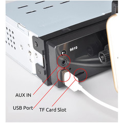 1 DIN DVD CD Car Stereo Radio MP3 Player Bluetooth FM USB AM AUX In-dash RDS