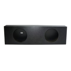 Universal Regular Standard Truck Cab Dual 12″ Sub Box Enclosure – Rhino Coated