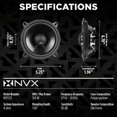 NVX Complete N-Series Speaker Upgrade Kit for 99-07 Chevy Silverado