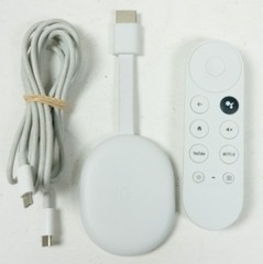 Google Chromecast with Google TV (4K) GZRNL 4th Gen + Remote VERY CLEAN & TESTED
