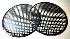 2 Pack 12″ Metal Subwoofer/Speaker Waffle Grill Cover w/ Clips