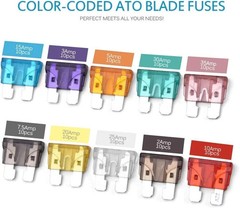 12 Way Blade Fuse Box Block Holder LED Indicator 12V Auto Marine Boat Waterproof