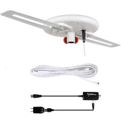 360° Amplified Outdoor TV Antenna up to 150 Miles Outdoor UHF VHF 4K 1080P