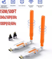 500FT/150M 2160P Wireless HDMI Transmitter and Receiver Audio Video Extender