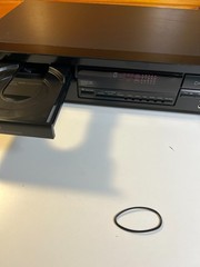 Vintage JAPAN Single One 1 Disc Sony Compact Disc CD Player 1990s 90s NEW BELT