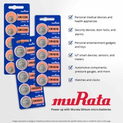 5 Packs Murata/Sony CR2032 2032 DL2032 3V Button Lithium Coin Battery EXP 2031