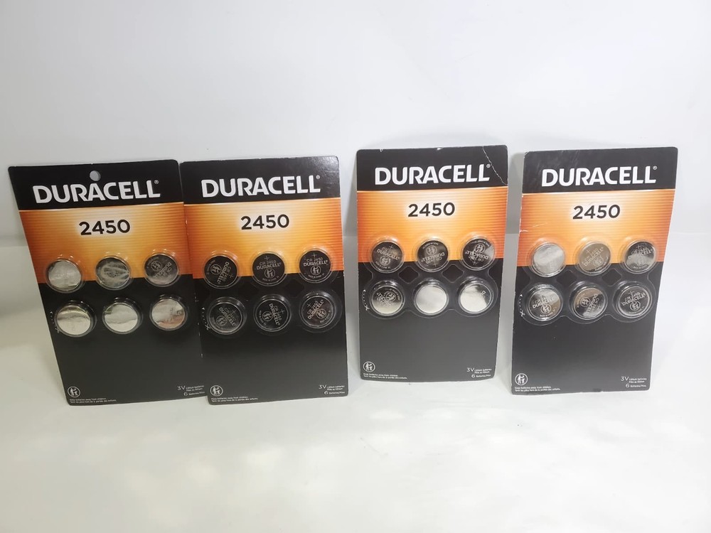 24 Pack Genuine Duracell 2450 Lithium 3V Coin Cell Batteries CR2450