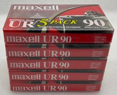 11 Maxell & 2 Fuji Blank Audio Cassette Tapes – New, Sealed (see pictures)