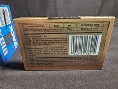 Maxell Audio Cassette Tapes 7pc Lot High Resonanceproof 90/100 Sealed