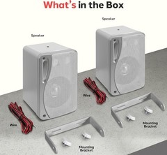 Pyle 3-Way Waterproof Marine Box Speakers – 3.5″ 200 Watt Dual Indoor Outdoor…