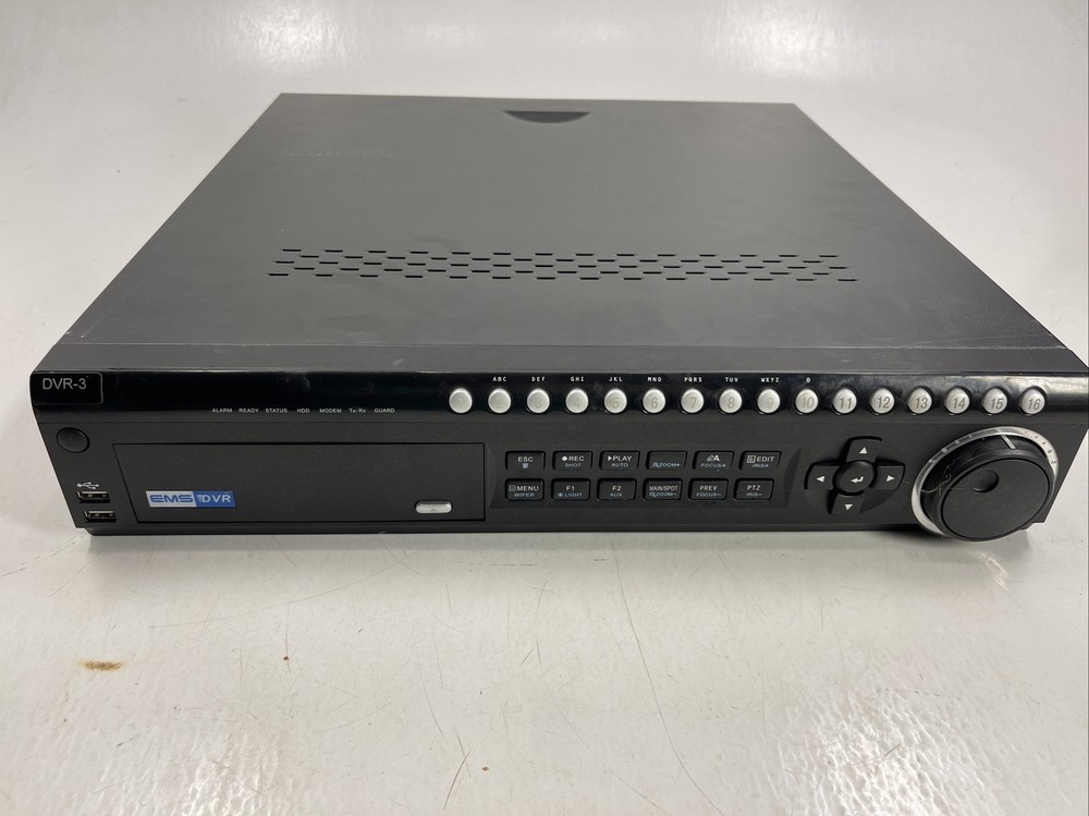 EMS DVR Recorder 8-Chan BNC 2 USB ports No Hard Drive VGA Output