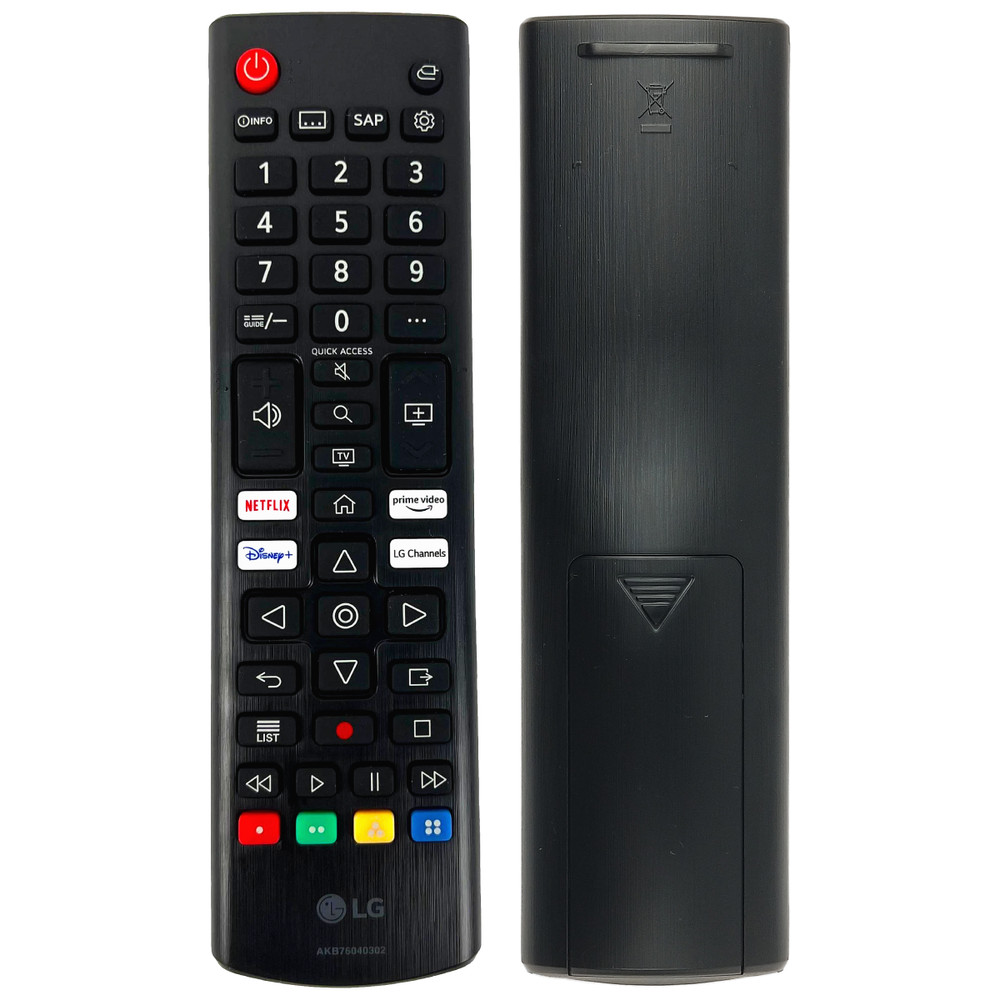 Genuine LG AKB76040302 Smart TV Remote – Netflix Prime video Disney+ Shortcuts