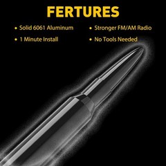 You Pick BULLET ANTENNA 50 CAL for CHEVROLET SILVERADO 1500/2500/3500/GMC SIERRA