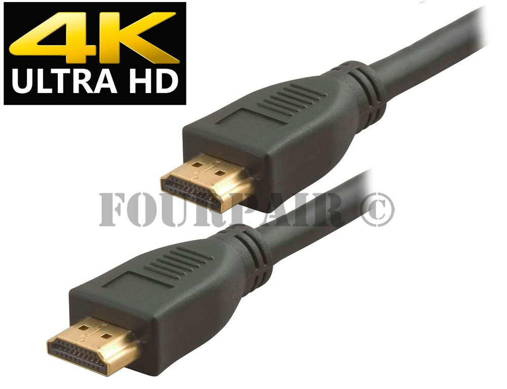 High Speed HDMI 2.0 Cable w/ Ethernet 4K UHD LOT – 1, 3, 6, 10, 15, 25, 35, 50FT