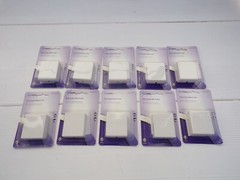 1-Port RJ45 Jack Telephone Phone Line Wall Surface Mount Box I white, Lot of 10