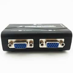 High Resolution 1 to 2 Monitor Switch VGA Video Splitter Converter Adapter n