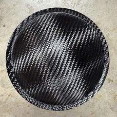 6.5″ Black Carbon Fiber Composite Dust Cap Speaker Subwoofer 165mm FAST USA SHIP