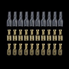 900pc Assorted Insulated Electrical Wire Terminal Crimp Connectors Spade Set Kit