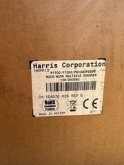 HARRIS M/A-COM P7100 CH-104570-026 Tri-Chemistry Multiple Charger 6 BAY