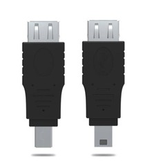 2x 5 pin Mini USB Male to Female USB Cable Charge Connector Adaptor MP3 MP4 USA