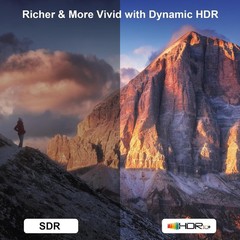 Ultra High Speed Nylon Braided 8K HDMI Cable, 6 Feet, Dynamic HDR Support