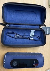 Blue Tees Golf Portable Bluetooth Speaker Water-Resistant Clip-On Blue/Black