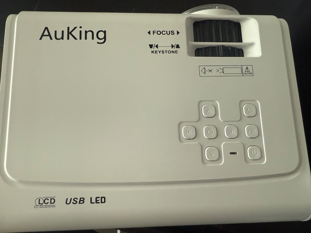 AuKing home theatre projector with WiFi/BT, 1080p 4k, HDMI/USB/phone/laptop