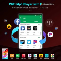 80GB Oilsky M501 Android 9.0 MP3/MP4 Player, Bluetooth, WiF, 512GB