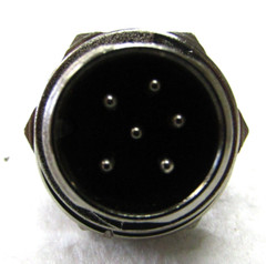 Vanco CBC6PX CB Radio Microphone 6 Pin Male Panel Jack Replacement Connector Kit