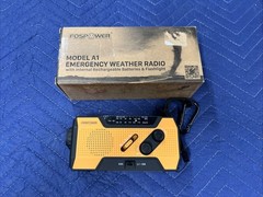 FosPower FOSPWB2376 Emergency Solar Crank Portable NOAA Weather Radio Tested