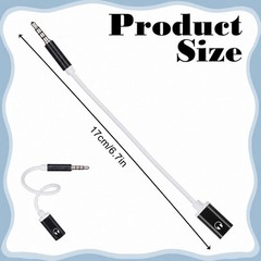 Viliqiou USB C Female to 3.5mm Male, USB C Female to Aux Male Audio Adapter C…