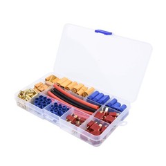 Fpvking 102Pcs Xt60 / Xt90 / Ec3 / Ec5 / T-Plug Deans /3.5Mm Banana Plug Male