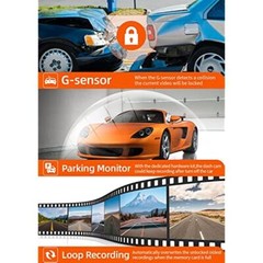 WOLFBOX 4K Dash Cam Dual Dash Cameras Mirror Dash Cam Parking Monitoring