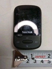 SanDisk Clip Sport Plus MP3 Player 4GB Memory Card Tested Works *See Description