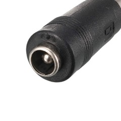 uxcell DC Power Converter 5.5×2.1mm Male to 5.5×2.5mm Female Adapter Black