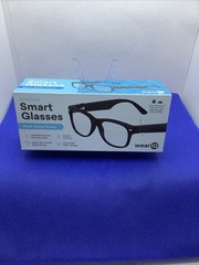 WeariQ Blue Light Blocking Bluetooth Smart Glasses –Black Glossy IOS/Android