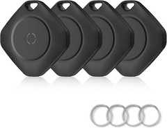 Compact 4-Pack iOS Item Finder Set – Loud Beep, Waterproof, Replaceable Battery