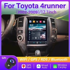 4+64GB For Toyota 4Runner 2003-2009 CarPlay Android 13 Car Stereo Radio GPS Navi