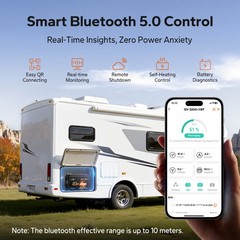 LiTime 12V 320Ah mini Self Heating Bluetooth Lithium Battery For RV Trailer