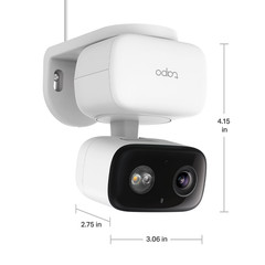 TP-Link Tapo TCW30 Indoor/Outdoor HD Security Camera with Pan/Tilt, Sound