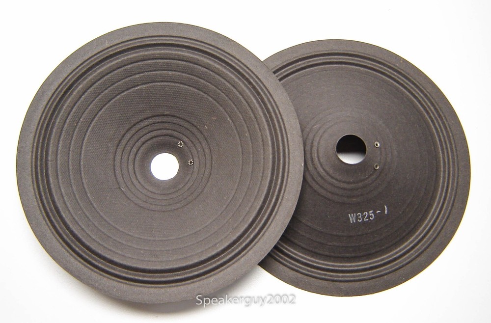 Pair Vintage 6″ Paper Cones – Speaker Parts / W325-1