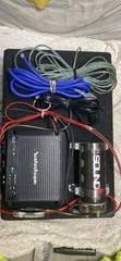 Rockford Fosgate R500X1D Mono Amplifier with Wiring & Pioneer TS-A3000LS4 Sub