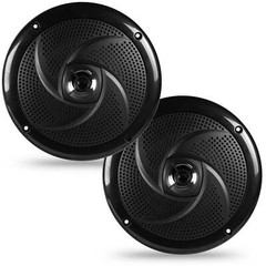 BMS65SB 400W Peak (80W RMS) 6.5″ Shallow Mount 2-Way Coaxial Marine Speakers