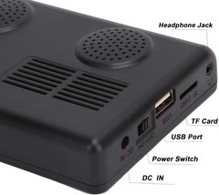 5” Portable Mini Digital TV, 1080P 2 in 1 with FM Radio, Rechargeable Batter…