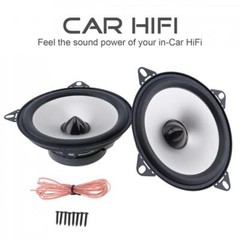 4 Inch 2-Way 60W Coaxial Vehicle Door Speakers, Full Range, 100Hz-20Khz, 4 ohm