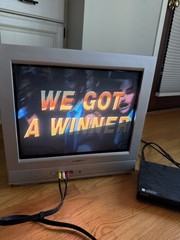 Vtg Gaming Tv Daewoo Dtq 20u4sc Television 2000s Large Retro Cable Prop 20”