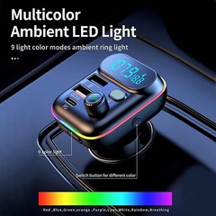 Bluetooth Car Adapter FM Transmitter Handsfree USB AUX Radio MP3 Music Player