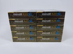 10 MAXELL XLII-S 90 Gold Super Fine Epitaxial High Bias Cassette Tapes
