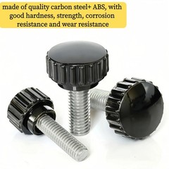 24 Pieces x 15 mm Threaded Knurled Thumbscrew, Monitor Screws for Vesa Mount …