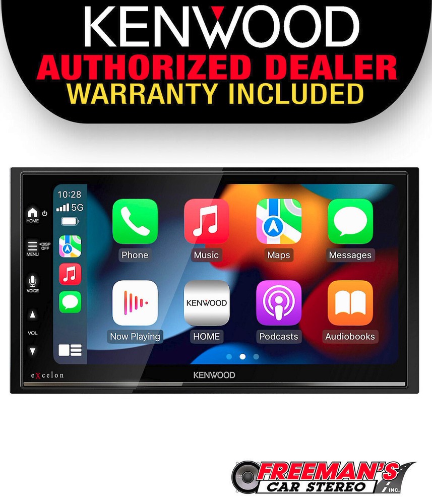 Kenwood Excelon DMX709S 6.8″ Apple CarPlay and Android Auto Multimedia Receiver